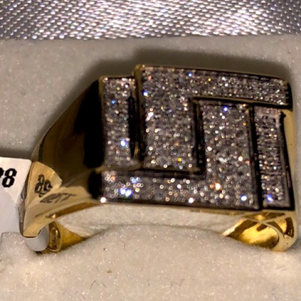COPY - 10k Real Gold Men’s Real Diamond Ring HUGE SALE!!!